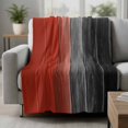 thumbnail image 2 of Red Black Ombre Blanket Soft Cozy Warm Throw Blanket for Couch, Plush Fuzzy Flannel Fleece Blankets for Sofa, Vintage Farmhouse Wooden Bed Blankets Lightweight Gifts for Women, 50"x80", 2 of 9
