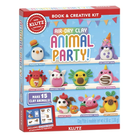 Air-Dry Clay Animal Party!, (Hardcover)