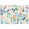 thumbnail image 2 of Safavieh Door and Kitchen Mat Driskoll Floral Machine Washable Area Rug, Ivory/Green, 2'3" x 4', 2 of 6