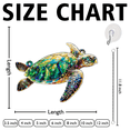 thumbnail image 4 of 89Bloom Sea Turtle Stained Glass Hologram Ornament, Stained Glass Suncatcher Ornaments Home Decor, Holographic Ornaments, 4 of 7