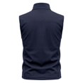 thumbnail image 4 of MEZZALL Men Zip Up Sleeveless Outdoor Vest With Pockets Athletic Training Casual Loose Fit Breathable Solid Color Hiking Jacket Tops Fishing Golf Photo Outerwear, 4 of 5