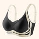 thumbnail image 5 of Brasier Mujer Ropa Interior Transpirable con Aros y sin Costuras para Mujer, Sujetador Push up Grande y Pequeño para Yoga, Dormir y Transpirable. Grande, 5 of 7
