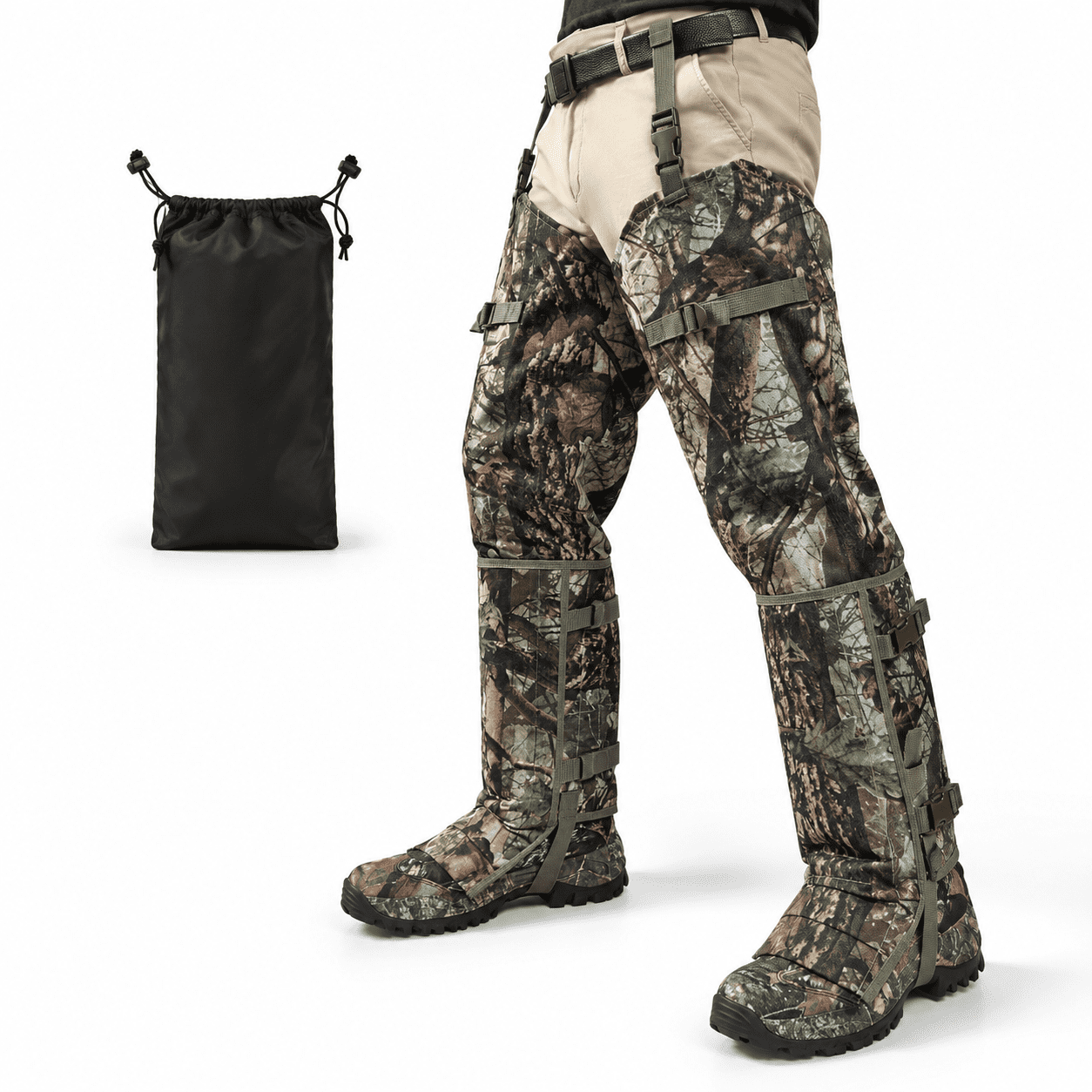 Waterproof Snake Guard Chaps Adjustable Size for Bite Protection 14.49 x 8.98 x 2.52 in