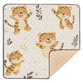 thumbnail image 6 of WOBOGO Cute Smile Jumping Tiger Baby Playmats Extra Large Waterproof Rollable Activity Pads for Toddlers 50×50inch, 6 of 7