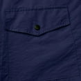 thumbnail image 5 of WTOBBY Women's Solid Color Waterproof Sun Protective Outdoor Sportswear Hooded Casual Jacket, Comfortable for Running and Daily Wear,Dark Blue S, 5 of 7