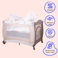 thumbnail image 3 of Corral Con Cambiador AEIOU BC003 Beige, 3 of 7