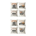 thumbnail image 1 of maskred 4piece Effortless Maintenance With Easy-care Decorative Pillow Cover Holiday Halloween-9 2Set, 1 of 6