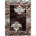 thumbnail image 3 of Allstar Orange Hand Carved Indian Print Design Area Rug (7' 9" x 10' 5"), 3 of 5