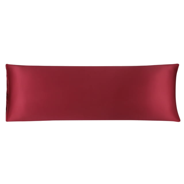 Unique Bargains Taie d'Oreiller en Satin de Luxe Rafraîchissante Anti-Rides Longue Taie d'Oreiller Soyeuse
