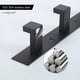 thumbnail image 5 of Perchero de pared para baño con 3 ganchos, perchero de pared, gancho para ropa de baño, acero inoxidable SUS304, negro mate, 5 of 5