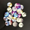 thumbnail image 4 of Rongfmy 100 Bulk Mixed Painting Assorted Colors Button 2 Holes Round Shape for Sewing, 4 of 6
