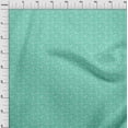 thumbnail image 4 of oneOone Polyester Spandex Sea Green Fabric Mushroom Diy Clothing Quilting Fabric Print Fabric By Yard 56 Inch Wide, 4 of 5