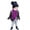 C421 Black, variant on Curuila Toddler Girls Coat With Zipper Long Sleeve Solid Color Lapel Jacket For Girls Everyday Wear Fashion Outerwear Size 4-5 Years
