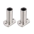 thumbnail image 1 of Unique Bargains LMH8LUU 8mm Diamètre Intérieur Bride Ovale Roulement à Billes Linéaire 2 Pcs, 1 of 1