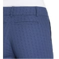 thumbnail image 3 of Hilary Radley Women's Stretch Slim Leg Crop Pant (16, Blue Combo), 3 of 4