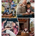 thumbnail image 4 of DolliBu Super Soft Elephant with Clothes Stuffed Animal and Plaid Red Hoodie Sweater - Cute Elephant Plush Lumberjack Stuffed Toy with Plaid Jacket Dress Up for Christmas, Holiday, Winter - 6 Inches, 4 of 6