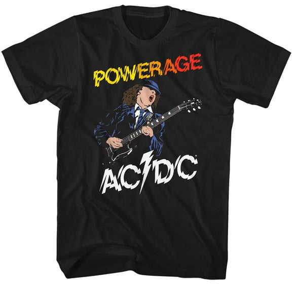 AC/DC Powerage Black Adult T-Shirt