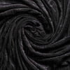 Panne Velvet Fabric, Black