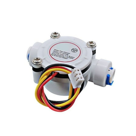 DN6 G 1/4" PE Water Meter Flow Sensor Counter 0.3-10L/min High Precision Indicator Dispenser Flowmeter For Water Dispenser