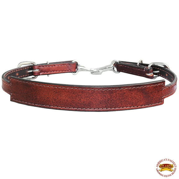 Hilason Horse Adjusts 24" - 27" Size Leather Breast Collar Wither Strap
