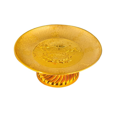 

Fruit Tray Offering Plate Cake Dish Bowl Holder Tibetan Sacrifice Stand Altar Serving Server Plates Platters Footed