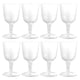 thumbnail image 1 of 8 vasos de plástico para licor con fondo desmontable, copas transparentes para vino, copas para cócteles y fiestas de bodas, 1 of 3