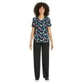 thumbnail image 5 of Scrubstar Women's Blissful Flutters V-Neck&nbsp;Scrub Top, 5 of 7