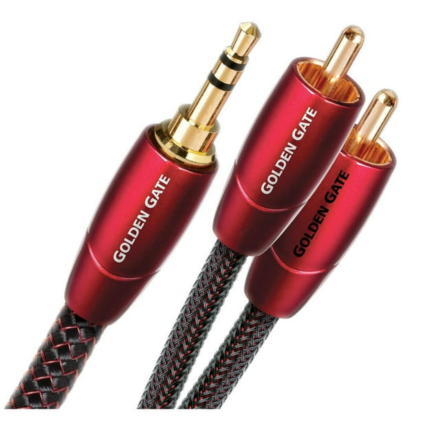 Cable AudioQuest GOLDG02MR 3.5 a RCA 2 Metros Longitud