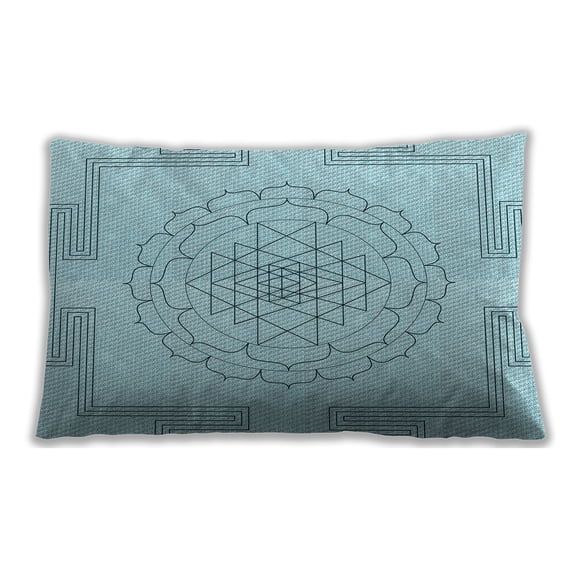 Ahgly Company Indoor Rectangular Contemporary Lumbar Throw Pillow, 13 inch by 19 inch