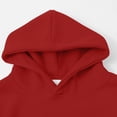 thumbnail image 5 of LWNYDPLSD Baggy Hoodies for Girls Solid Basic Loose Hoodie Sweatshirt Teens Unisex Long Sleeve Kangaroo Pocket Drop Shoulder Pullovers Top, 5 of 8