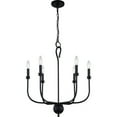 thumbnail image 4 of BLA5022MBK-Quoizel Lighting-Blanche - 6 Light Chandelier     -Traditional Installation, 4 of 8