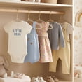 thumbnail image 2 of Concepts Baby Hangers, Gold Acrylic Glitter Infant Hangers with Gold Hook - Space-Saving Clothes Hanger, 20-Pack, 2 of 7