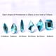 thumbnail image 3 of Diamantes de imitación de Cristal AB 3D, 1 caja/6 rejillas, fondo plano, Pixie, forma mixta, decoración de uñas DIY, 3 of 4