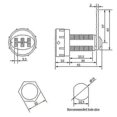 thumbnail image 2 of Drawer Combination Lock, 3 Digits, Suitable For Electric Box Storage Cabinets, 2 of 4