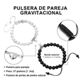 thumbnail image 4 of 2 Pulseras Pareja Con Imán Love Regalo Para Mujer Hombres Xtellar blanco, 4 of 4