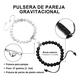 thumbnail image 4 of 2 Pulseras Pareja Con Imán Love Regalo Para Mujer Hombres Xtellar blanco, 4 of 4