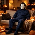 thumbnail image 2 of 2026 Halloween Costu-me Unisex Adult Hooded Onesie Oversized Zipper Loungewear Jumpsuit, 2 of 7