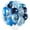 Various Blue Colors, variant on 300 Pcs Blue Balloons 12 Inch Different Shades of Blue Party Balloon Set, Suitable for Wedding, Graduation, Birthday Party Various Event Decorations