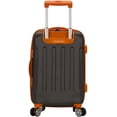 thumbnail image 3 of Rockland London Hardside Spinner Wheel Luggage, Charcoal, 3-Piece Set (20/24/28) ( Pack of 2 ), 3 of 3