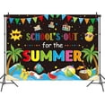 thumbnail image 6 of 7x5FT School's Out of The Summer Background End of School Year Party Backdrop Beach Pool Backdrop for Summer Vacation Party Decorations, 6 of 6