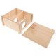 thumbnail image 1 of Nestingho Casa De Madera Para Hamster Color Khaki Nido Y Duradero Para Pequeñas Mascotas, 1 of 6