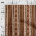 thumbnail image 2 of oneOone Viscose Jersey Brown Fabric Geometric Sewing Material Print Fabric By The Yard 60 Inch Wide, 2 of 4