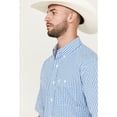thumbnail image 2 of Wrangler George Strait Blue Plaid - Mens Shirt  - 112344898, 2 of 4