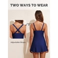 thumbnail image 4 of Traje de baño Aleumdr para mujer azul talla M, 4 of 7
