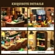 thumbnail image 3 of Juego de bloques de construcción INSOON City Street Pizza Restaurant 1098 piezas, 3 of 9