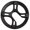 A, variant on Sagargo Bicycle Chainring Guard 42T 4-Hole Mount for Mountain Bike Pitch 9.7-10.7 cm A