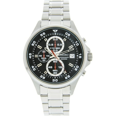 - Seiko SKS627 Silver Stainless-Steel Japanese Chronograph Fashion Watch