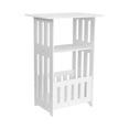 thumbnail image 1 of Lipstore Side Table End Table Multifunctional Practical Storage Shelf Small Bedside Table Corner Table for Cafe Hotel Lounge Room Dorm Height 60cm, 1 of 8