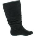 thumbnail image 6 of TOP Moda Data-1 Women's Shoes Cute & Comfort Round Toe Flat Heel Slouchy Mid Calf Boot, 6 of 7