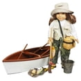 thumbnail image 4 of The Queen's Treasures Accesorios para muñecas de 18 pulgadas, juego de aventura de pesca, caña de pescar, red y 3 peces, compatible con muñecas American Girl, 4 of 5
